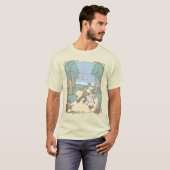 De wizard OZ™ | Storybook Yellow Brick Road T-shirt (Voorkant volledig)