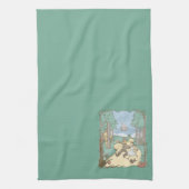 De wizard OZ™ | Storybook Yellow Brick Road Theedoek (Verticaal)