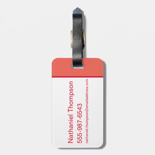 De wizard OZ™ | Volg uw eigen pad Bagagelabel (Achterkant verticaal)