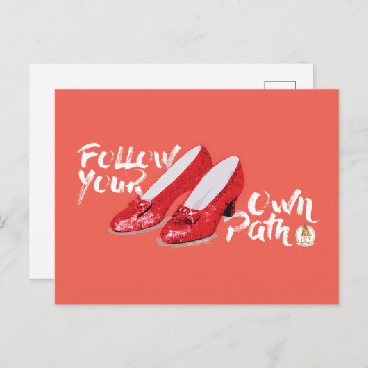 De wizard OZ™ | Volg uw eigen pad Briefkaart (Voorkant / Achterkant)