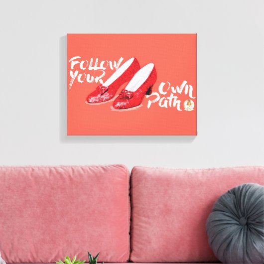 De wizard OZ™ | Volg uw eigen pad Canvas Afdruk (Insitu (Woonkamer))