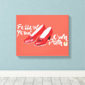 De wizard OZ™ | Volg uw eigen pad Canvas Afdruk (Insitu (Houten vloer))