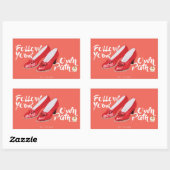 De wizard OZ™ | Volg uw eigen pad Rechthoekige Sticker (Vel)
