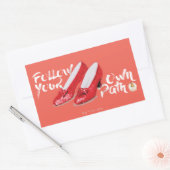 De wizard OZ™ | Volg uw eigen pad Rechthoekige Sticker (Envelop)