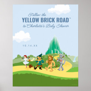 De wizard OZ™   Welkom Baby shower Poster