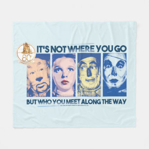 De wizard OZ™   Wie u onderweg ontmoet Fleece Deken
