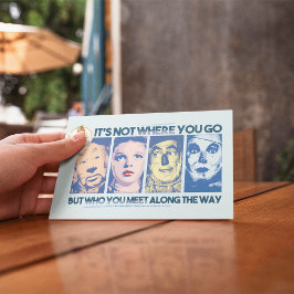 De wizard OZ™ | Wie u onderweg tegenkomt Briefkaart