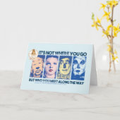 De wizard OZ™ | Wie u onderweg tegenkomt Kaart (Gele Bloem)