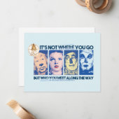 De wizard OZ™ | Wie u onderweg tegenkomt Notitiekaartje (Voorkant / Achterkant in situ)