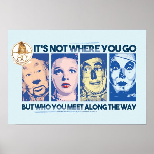 De wizard OZ™ | Wie u onderweg tegenkomt Poster (Voorkant)