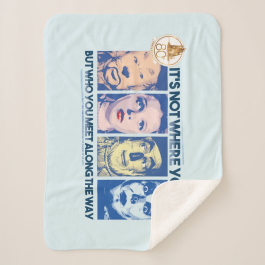 De wizard OZ™ | Wie u onderweg tegenkomt Sherpa Deken (Voorkant)