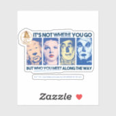 De wizard OZ™ | Wie u onderweg tegenkomt Sticker (Vel)
