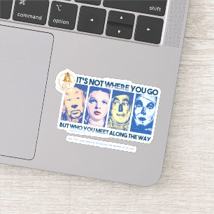 De wizard OZ™   Wie u onderweg tegenkomt Sticker