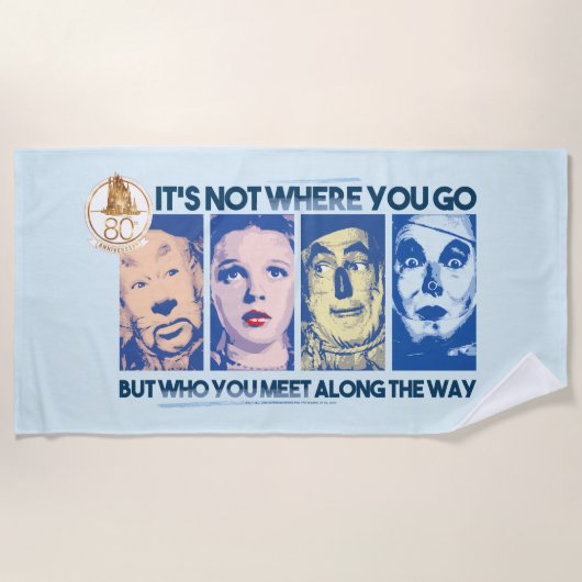 De wizard OZ™ | Wie u onderweg tegenkomt Strandlaken (Voorkant)