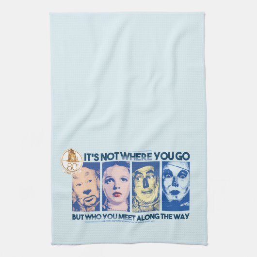 De wizard OZ™ | Wie u onderweg tegenkomt Theedoek (Verticaal)