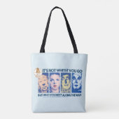 De wizard OZ™ | Wie u onderweg tegenkomt Tote Bag (Achterkant)