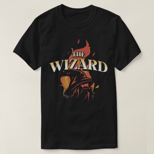 De Wizard RPG Gamer T-shirt (Design voorkant)