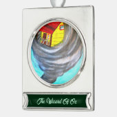 DE WIZARD VAN OZ DE TWISTERBannerversiering Verzilverd Banner Ornament (Links)