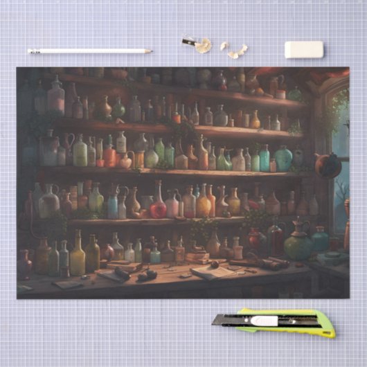 De Wizards Apothecary | Digitale kunst Tissuepapier (Craft)