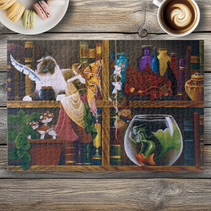 De Wizards Fantasy Library Legpuzzel