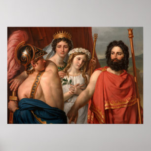 De woede van Achilles, 1819 Poster