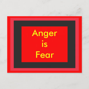 !   De Woede van UCreate is Vrees Briefkaart