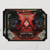 De woeste halloween bruiloft "samen met" kaart (Voorkant / Achterkant)