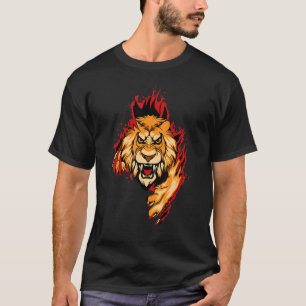 De woeste leeuw in jou die probeert te worden t-shirt