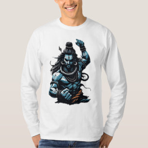 De woeste vorm van Lord Shiva – de opperste vernie T-shirt