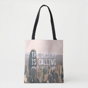 De woestijn belt: Arizona Cacti Canvas tas