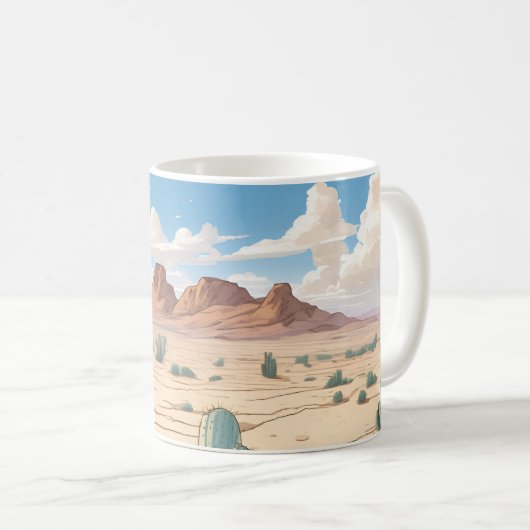 De woestijn koffiemok (Voorkant rechts)