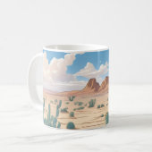 De woestijn koffiemok (Voorkant links)