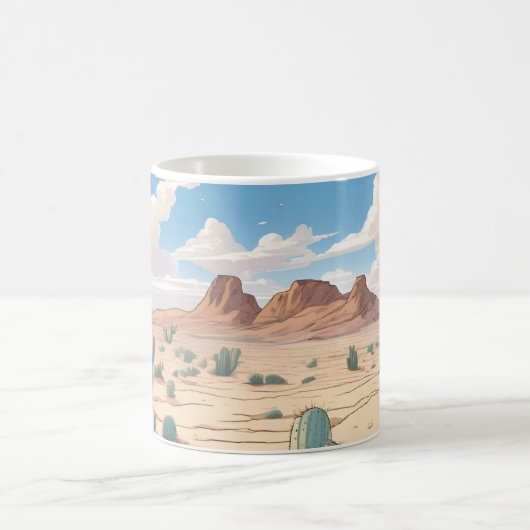 De woestijn koffiemok (Center)