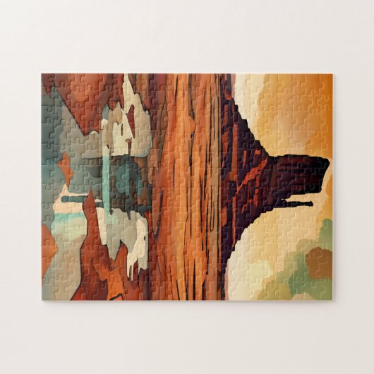 De woestijn legpuzzel (Horizontaal)