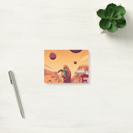 De woestijn post-it® notes (Kantoor)