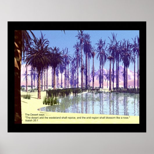 De woestijn poster (Voorkant)