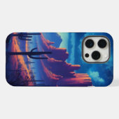 De woestijn 's nachts zuidwestelijk iPhone hoesje (Achterkant horizontaal)