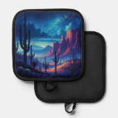 De woestijn 's nachts zuidwestelijk pannenlap (Voorkant / Achterkant)