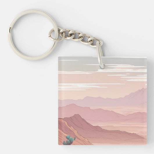 De woestijn sleutelhanger (Voorkant)