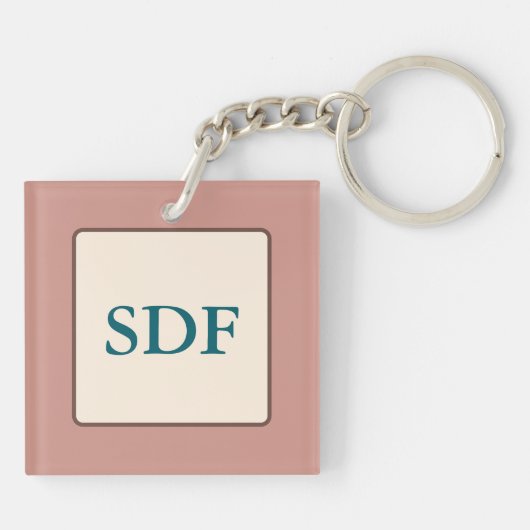 De woestijn sleutelhanger (Achterkant)