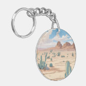 De woestijn sleutelhanger (Voorkant Links)