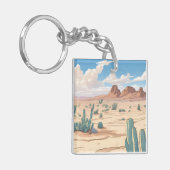 De woestijn sleutelhanger (Voorkant Links)