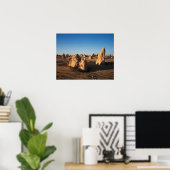 de woestijn The Pinnacles Nambung National Park Poster (Thuiskantoor)