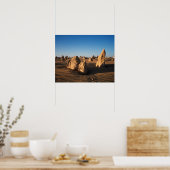 de woestijn The Pinnacles Nambung National Park Poster (Keuken)