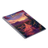 De woestijn van Arizona 's nachts Notitieboek (Rechterzijde)