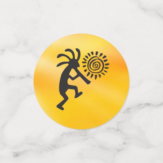 De woestijn van Arizona Zuidwest Kokopelli Confetti (Kleine voorkant)