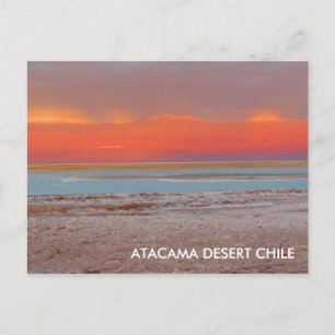 De Woestijn van Atacama, het Briefkaart van Chili