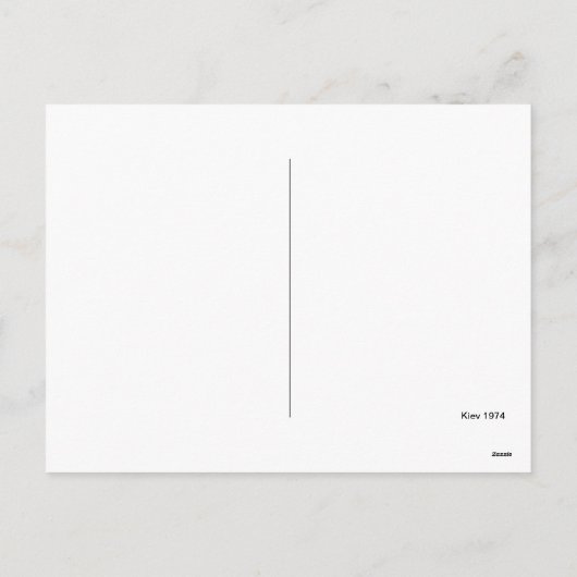 De Woestijn van Kiev 1974 Feestdagenkaart (Achterkant)