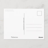 De woestijn van Tabernas (Spanje) Briefkaart (Achterkant)