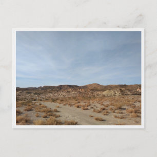 De woestijn van Tabernas (Spanje) Briefkaart